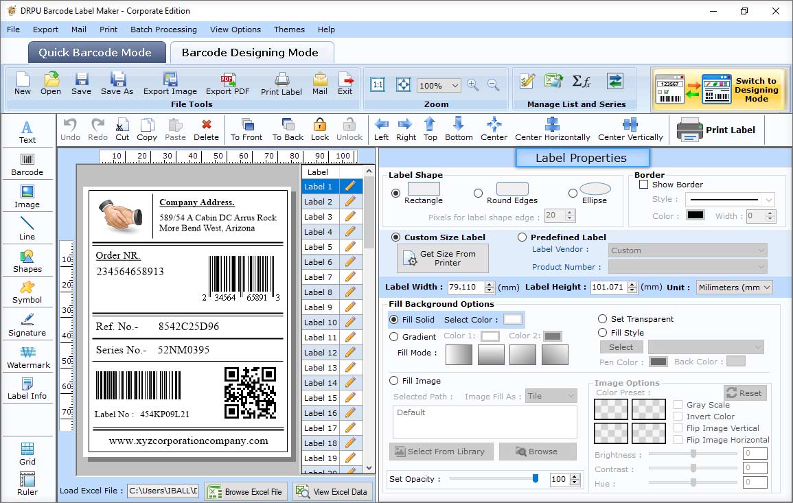 Barcode Maker Software Corporate Edition