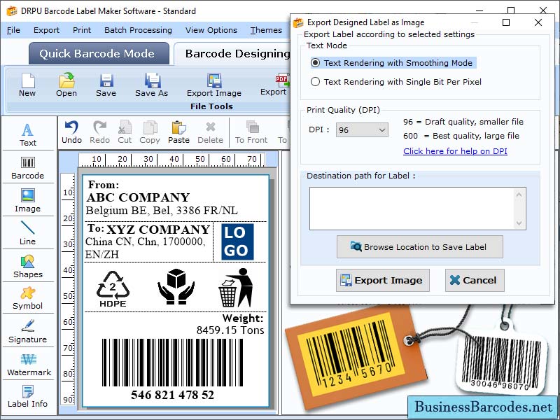 Barcode Label Designing Application 4.7 full