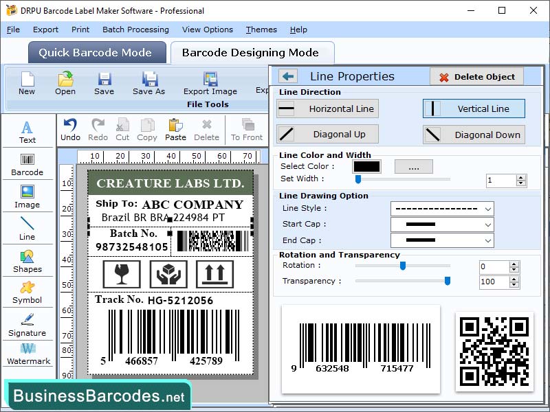 Barcode Label Designing Tool 7.9.7.7 full