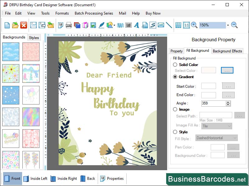 Free Printable Birthday Card Online screenshot