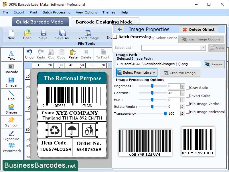 Code 39 Barcode Generator software