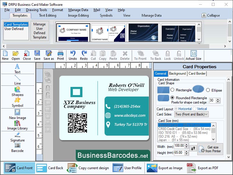 Download Business Card Software screenshot