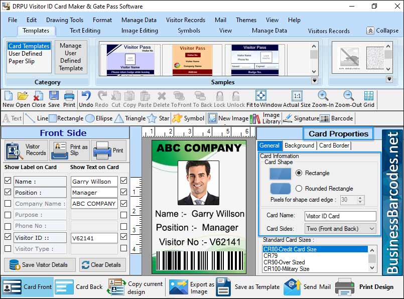 Windows Visitor Management Software software