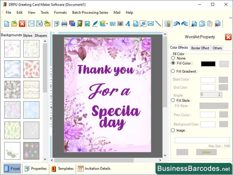 Download Enhanced Greeting Card Utility screenshot
