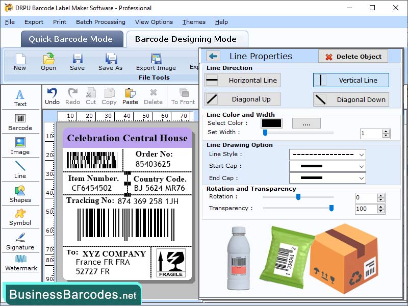 Packaging Barcode Label Tool 6.8.7.5 full