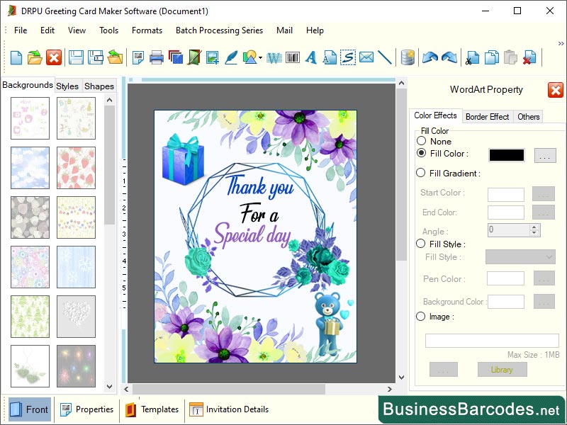 Greeting Card Design Templates screenshot