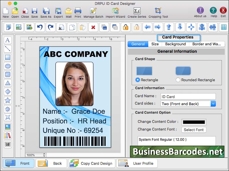 ID Card Maker Software for Mac 4.3 full
