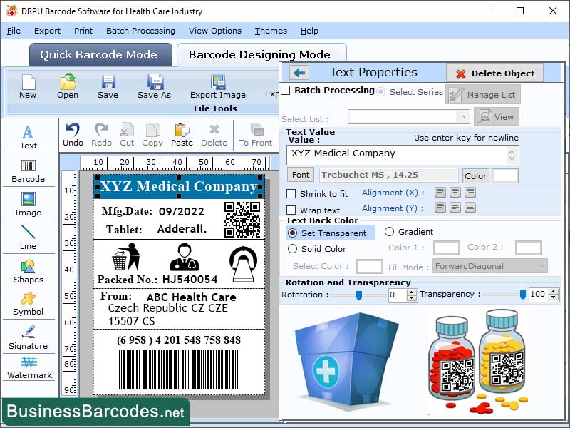 Label Medication Administration System software