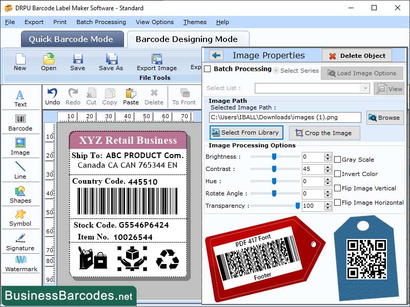 Data bar PDF417 Barcode Generator 5.0.8.0 full