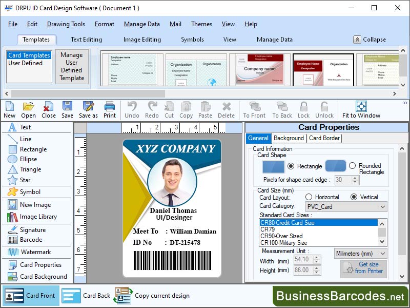 Professional Identity Card Software 15.41 full