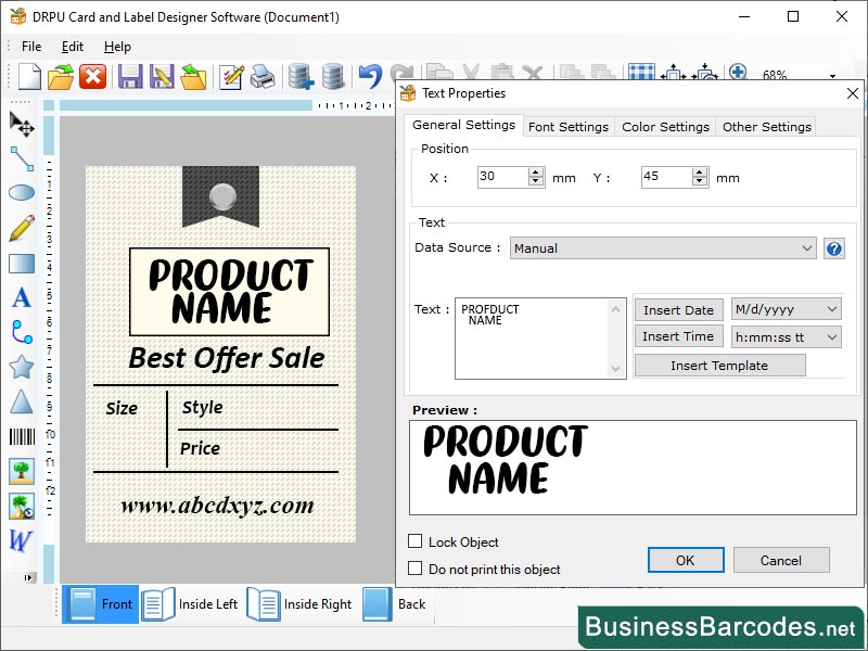 Professional Card Label Design Tool 9.5.1.6 full