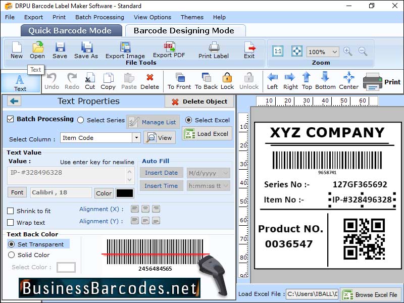 Windows 10 Standard Barcode Designing Tool full