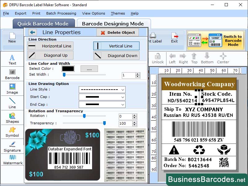 Expanded Barcode Creator Software 14.6 full