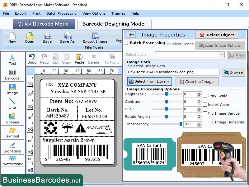 EAN 13 Barcode Maker Software 7.5.1.2 full