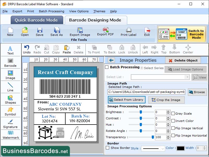 Standard Edition Barcode Designing Tool 5.0.0.8 full