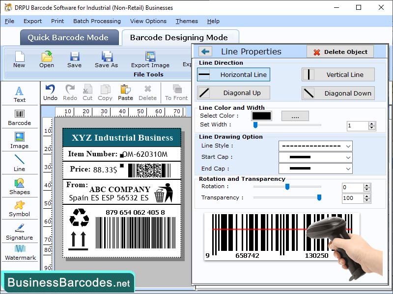 Tracking and Labeling of Barcode Goods 7.7.9.9 full