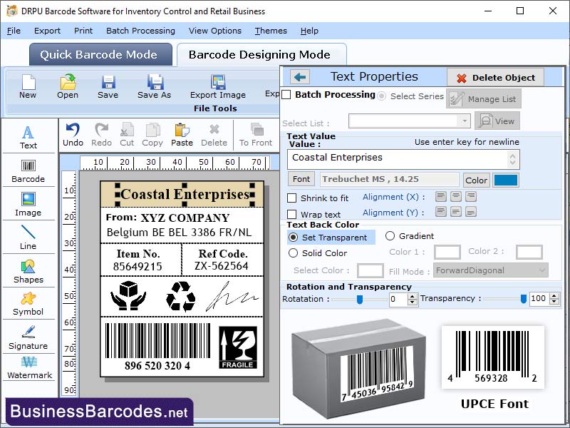 UPC Barcode Labels Creator 9.1.4 full