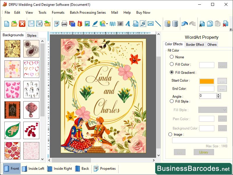 Wedding Card Designing Utility software
