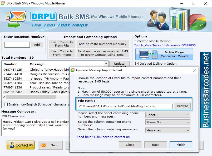 Download Windows SMS Messaging Tool 7.3.1.6 full