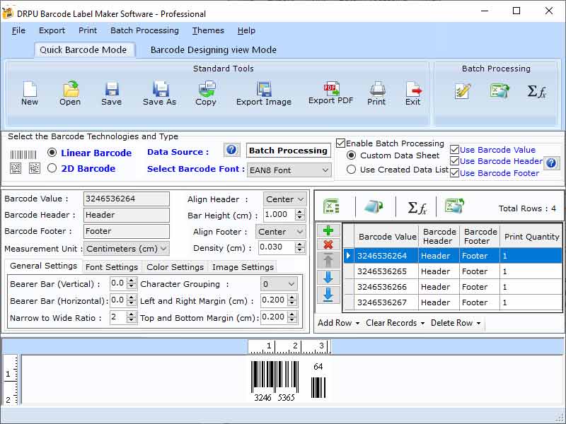 Barcode Sticker Designing Generator Tool software